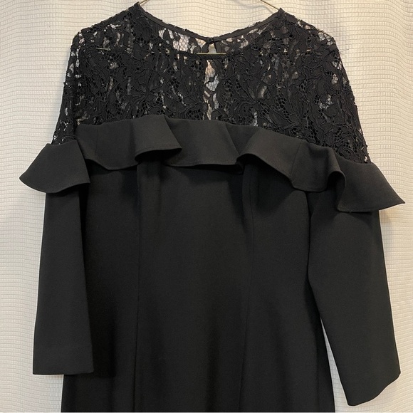 ELIZA J Cocktail Lace Yoke Sheath Dress Size 10​ - Picture 6 of 9